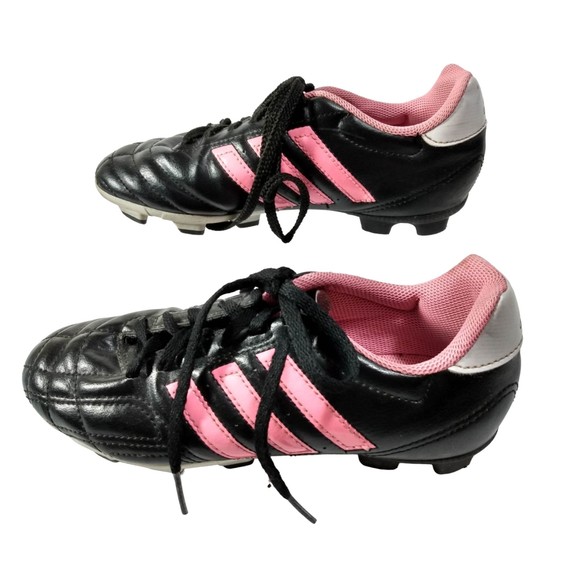 adidas Other - Adidas Youth Soccer Cleats | FG Boots | Black/Pink | Youth Size 3.5